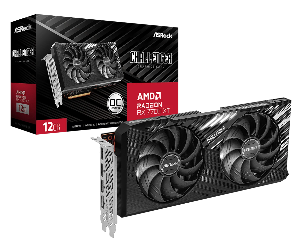 ASRock Radeon RX 7700 XT Challenger 12GB OC
